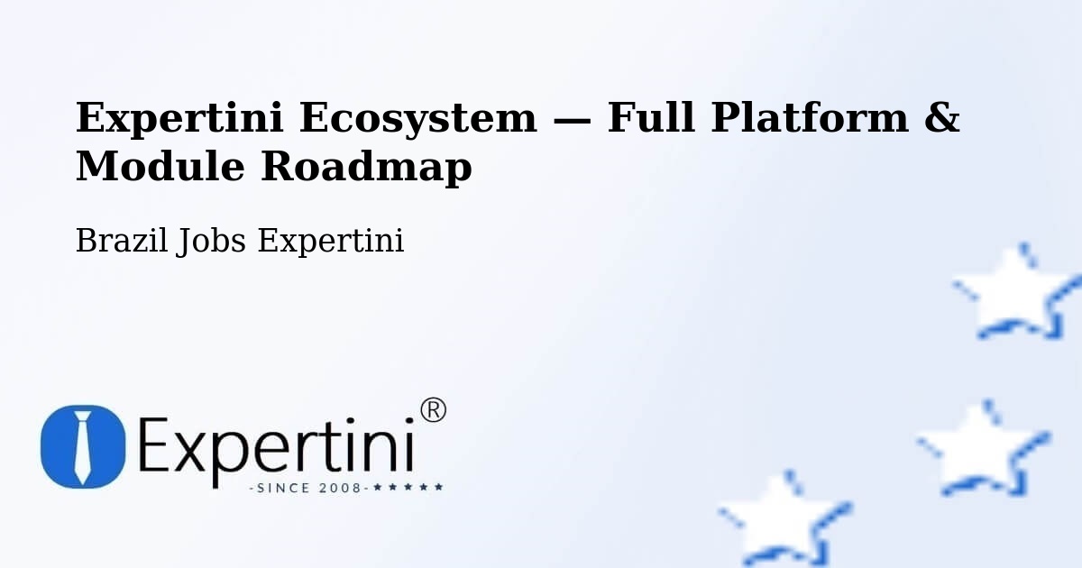 Expertini Ecosystem — Full Platform & Module Roadmap – Ermo