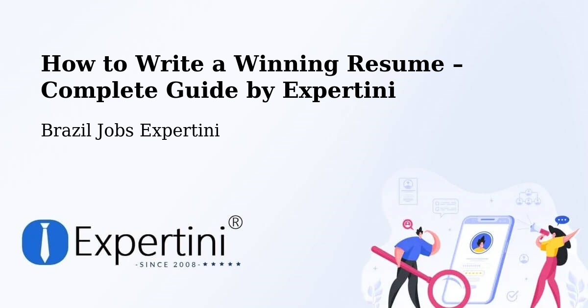 Resume Writing Guide for Job Seekers – Ermo - Ermo, Brazil Jobs Expertini